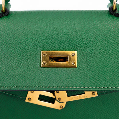 HERMÈS Mini Kelly 20 Green