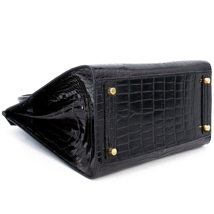 愛馬仕 Birkin 30 Sellier 黑色 Porosus 鱷魚皮