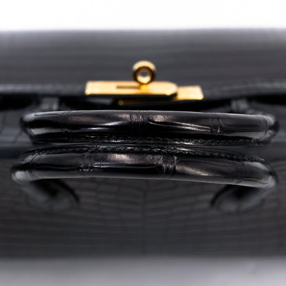 愛馬仕 Birkin 30 Sellier 黑色 Porosus 鱷魚皮