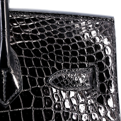愛馬仕 Birkin 30 Sellier 黑色 Porosus 鱷魚皮