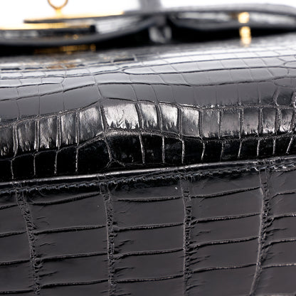 愛馬仕 Birkin 30 Sellier 黑色 Porosus 鱷魚皮