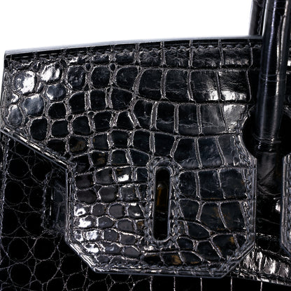 愛馬仕 Birkin 30 Sellier 黑色 Porosus 鱷魚皮