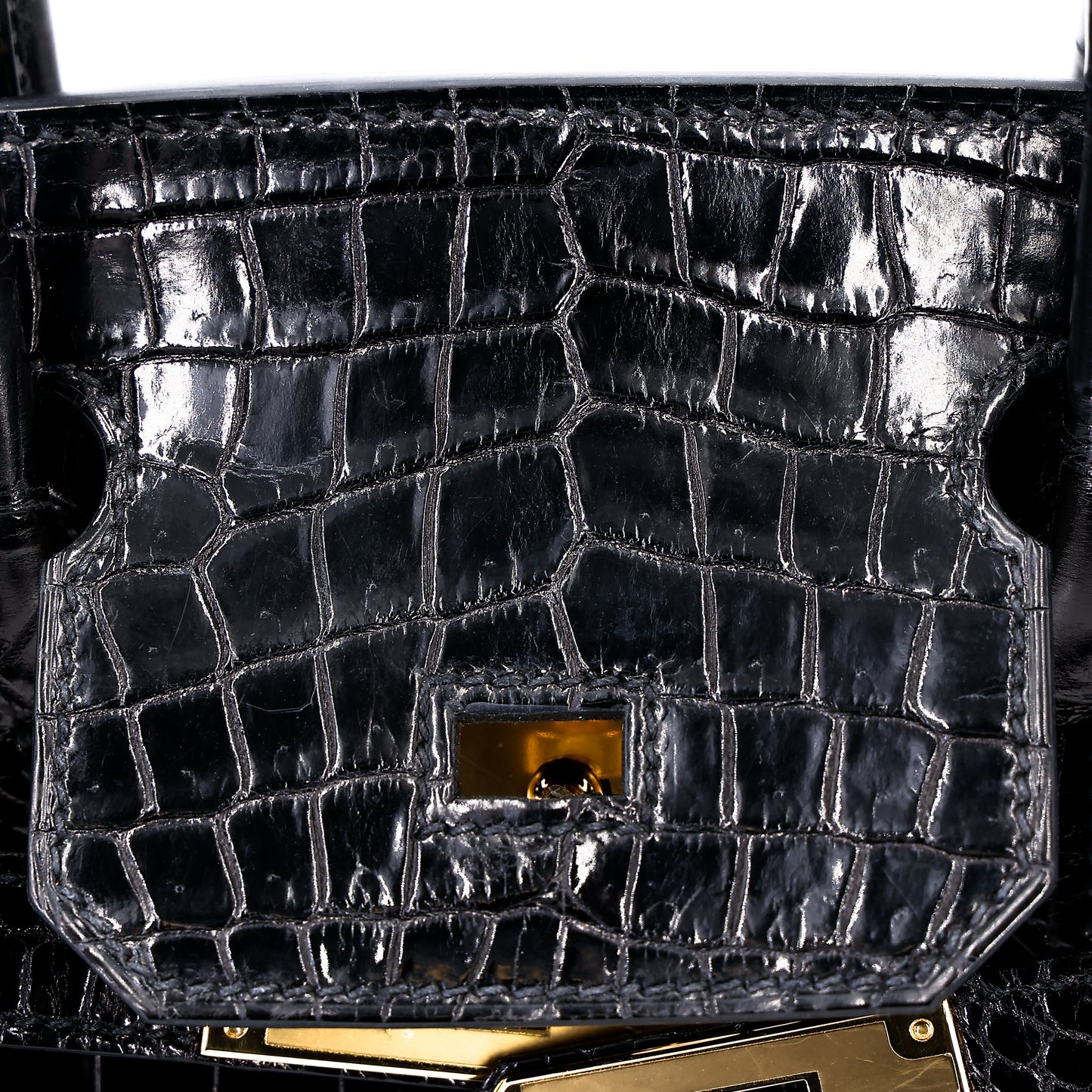 愛馬仕 Birkin 30 Sellier 黑色 Porosus 鱷魚皮