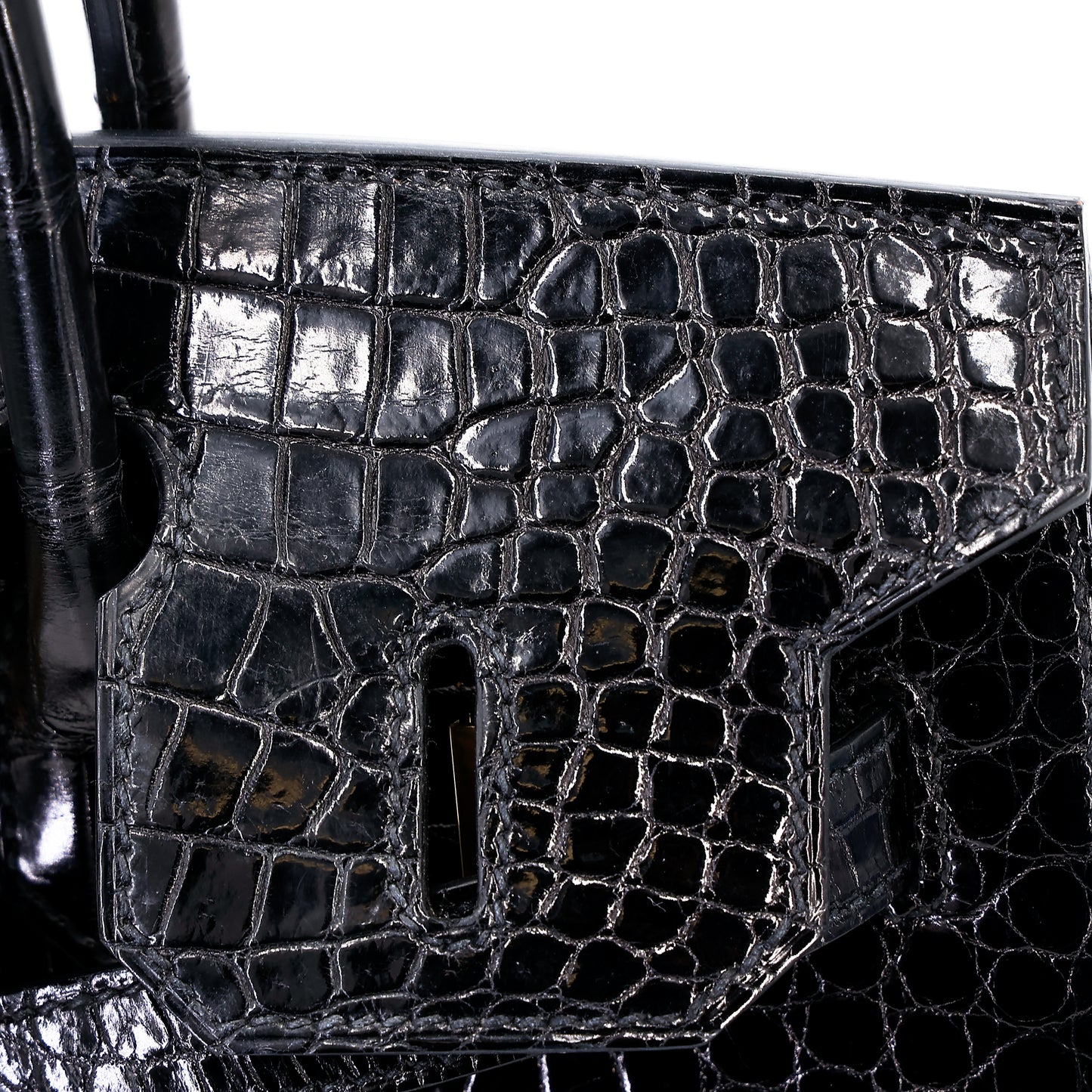 愛馬仕 Birkin 30 Sellier 黑色 Porosus 鱷魚皮