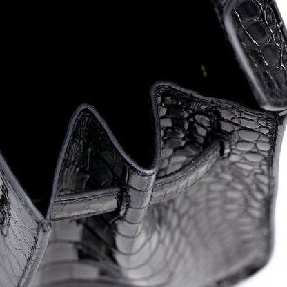 愛馬仕 Birkin 30 Sellier 黑色 Porosus 鱷魚皮