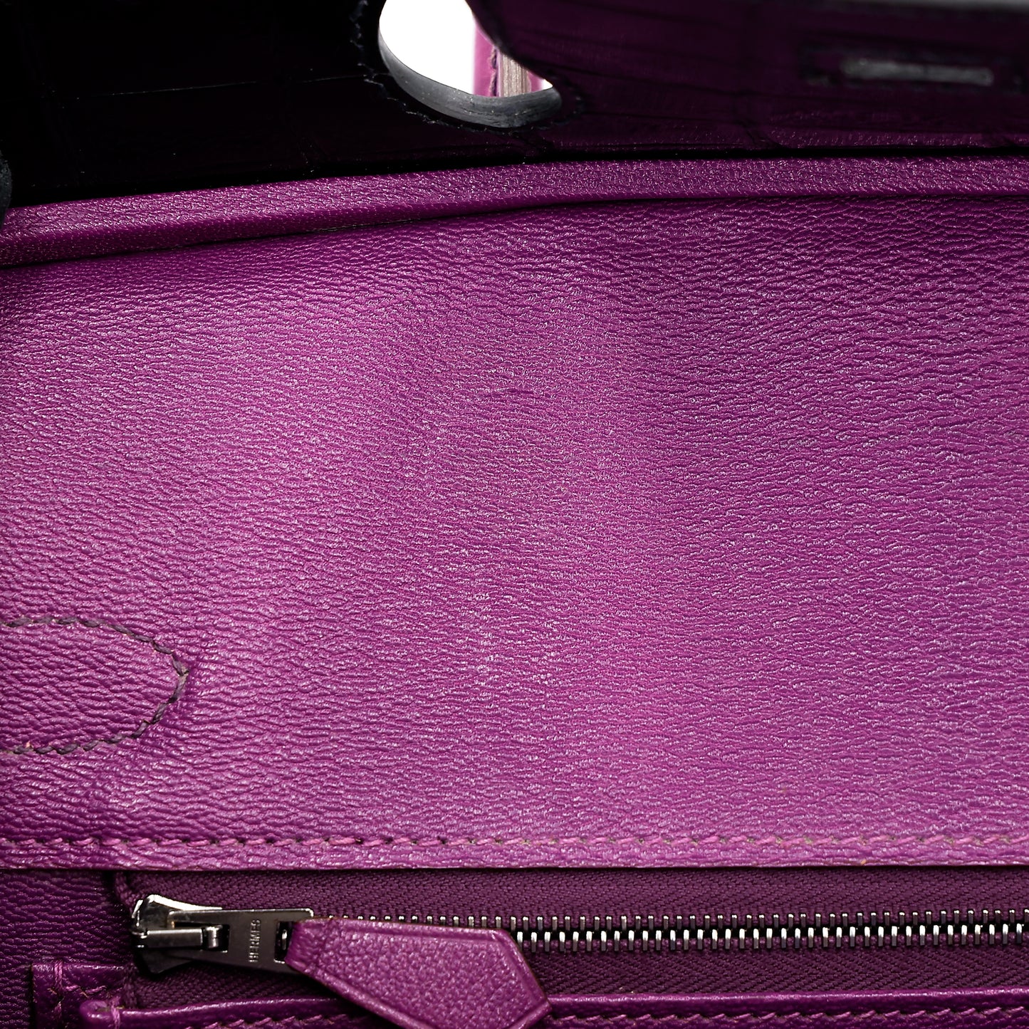 愛馬仕 Birkin 30 黑色海葵亮面尼羅鱷皮