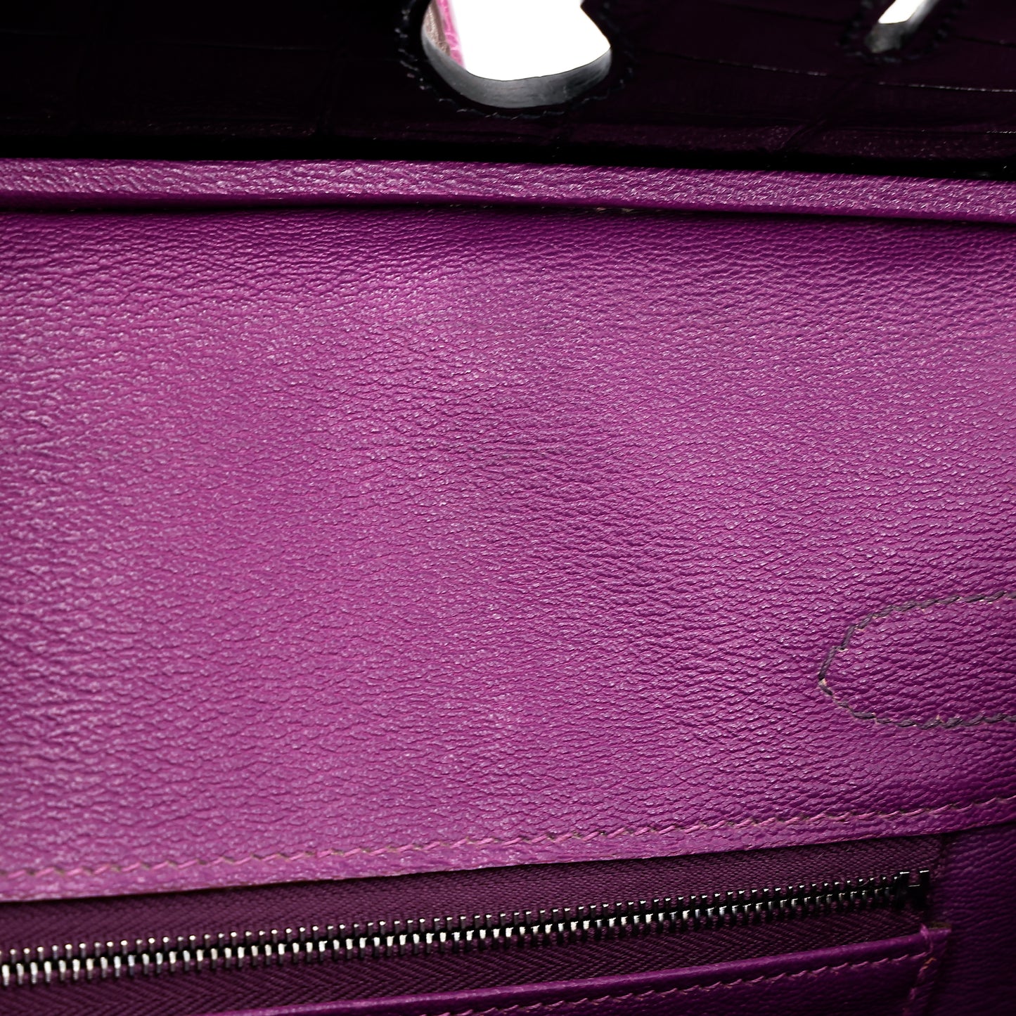 愛馬仕 Birkin 30 黑色海葵亮面尼羅鱷皮