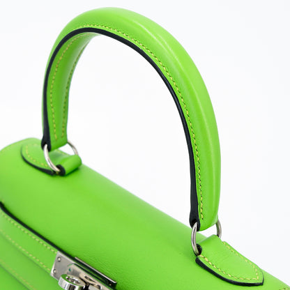 愛馬仕 Vintage Mini Kelly 20 蘋果綠