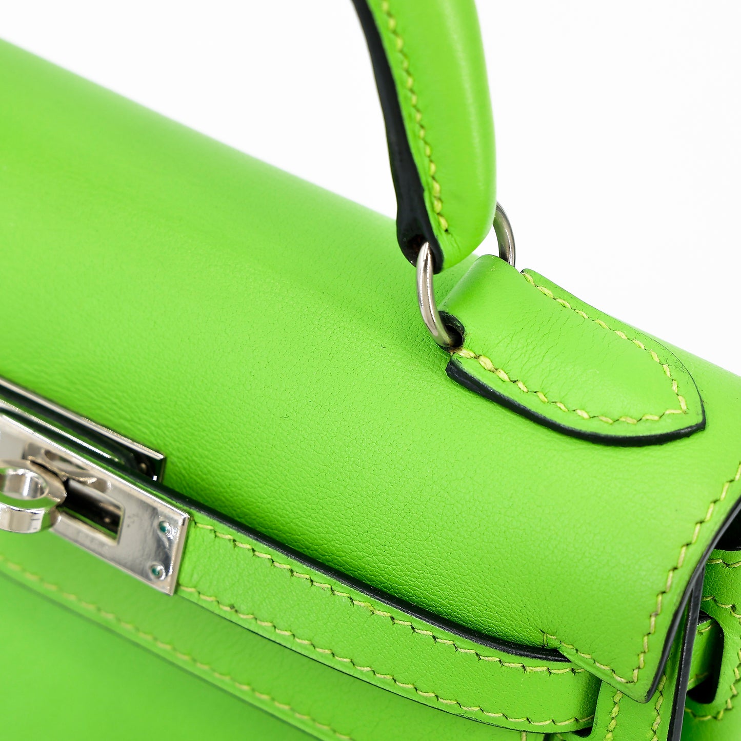 愛馬仕 Vintage Mini Kelly 20 蘋果綠