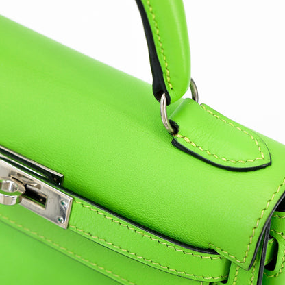 愛馬仕 Vintage Mini Kelly 20 蘋果綠