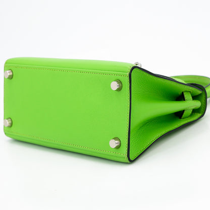 愛馬仕 Vintage Mini Kelly 20 蘋果綠