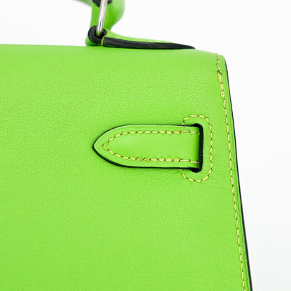愛馬仕 Vintage Mini Kelly 20 蘋果綠