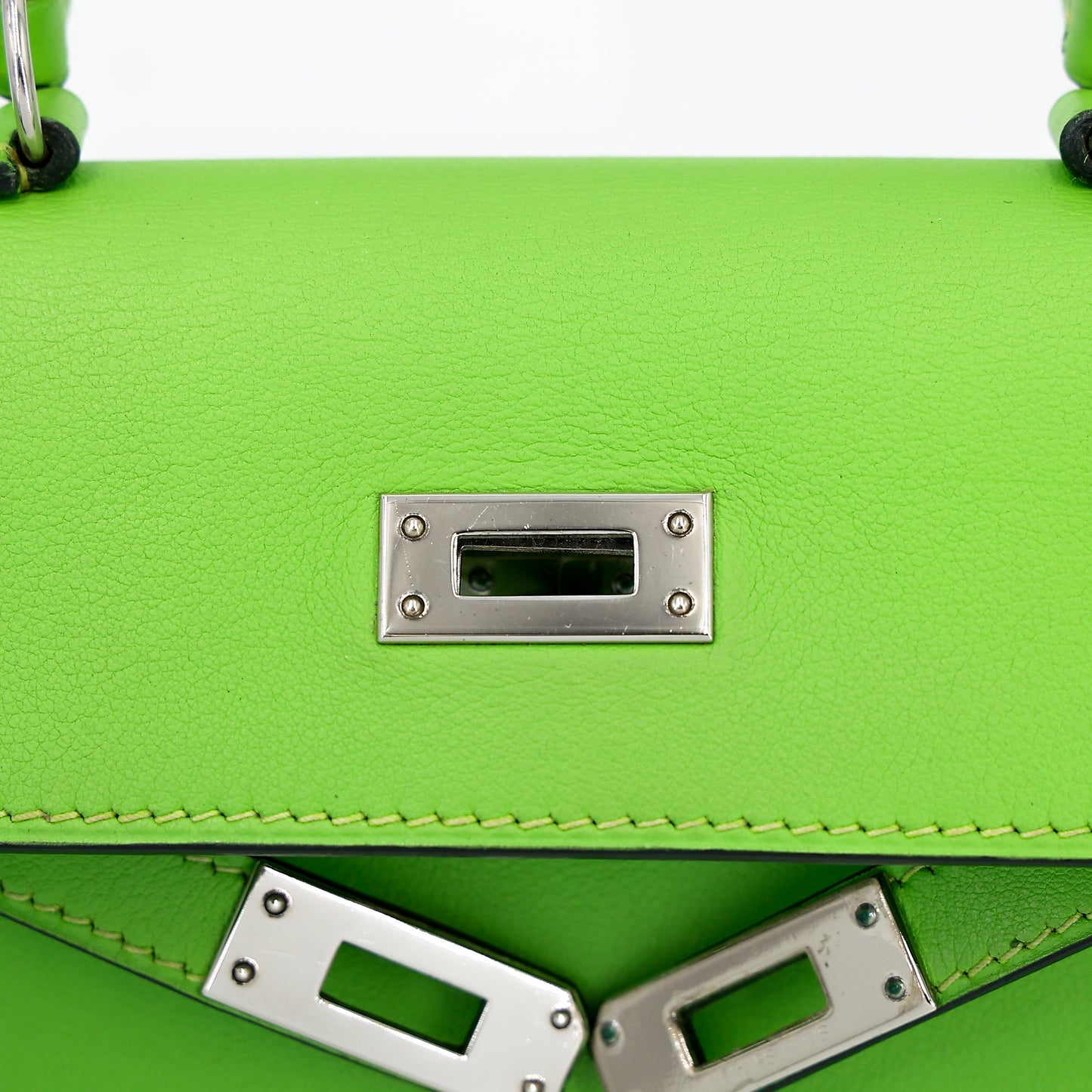 愛馬仕 Vintage Mini Kelly 20 蘋果綠