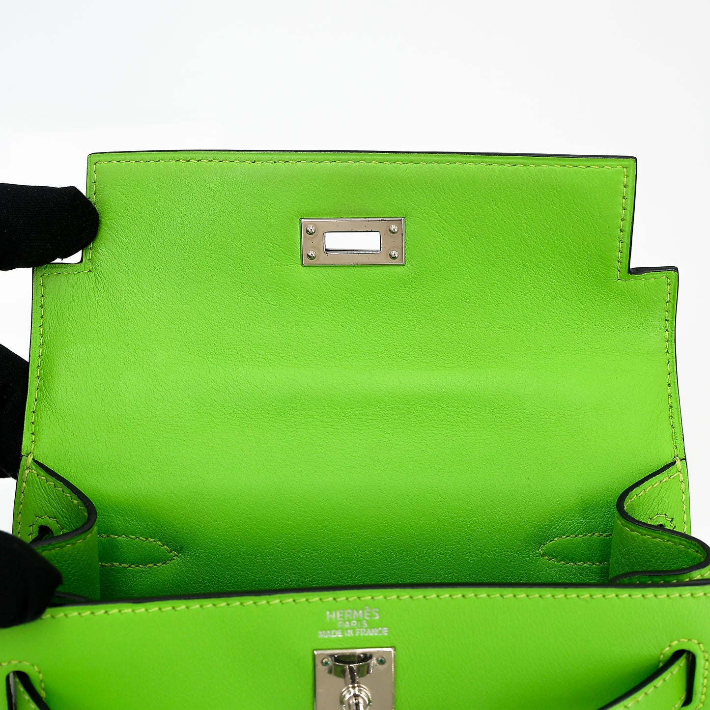 愛馬仕 Vintage Mini Kelly 20 蘋果綠