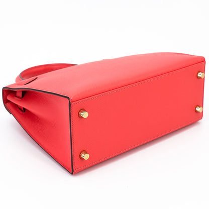 愛馬仕 Kelly 25 Sellier Rose 齋浦爾