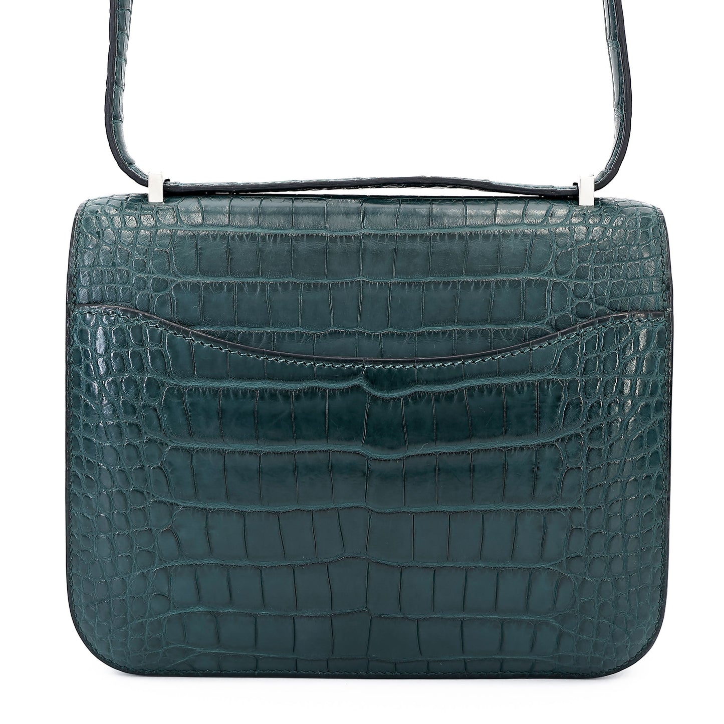 愛馬仕 Constance Mini Vert Cypress Matte Alligator 