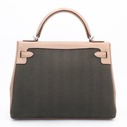 愛馬仕 Kelly 32 Argile Vert de Gris 