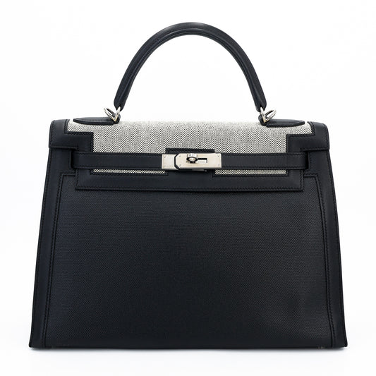 愛馬仕 Kelly 32 Sellier 黑色