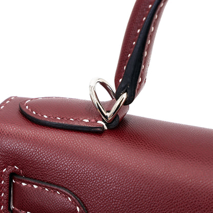 愛馬仕限量版 Kelly 28 Sellier Miss You Rouge H 