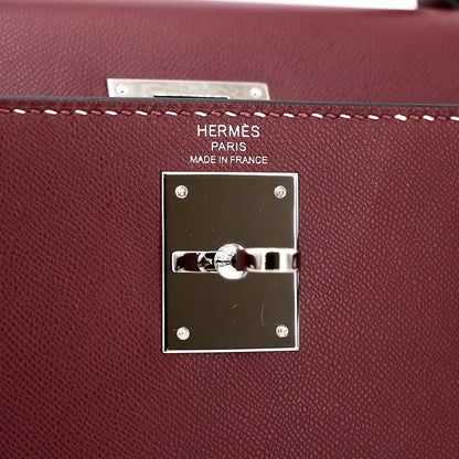 愛馬仕限量版 Kelly 28 Sellier Miss You Rouge H 