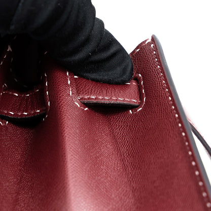 愛馬仕限量版 Kelly 28 Sellier Miss You Rouge H 