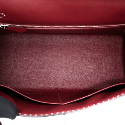 愛馬仕限量版 Kelly 28 Sellier Miss You Rouge H 