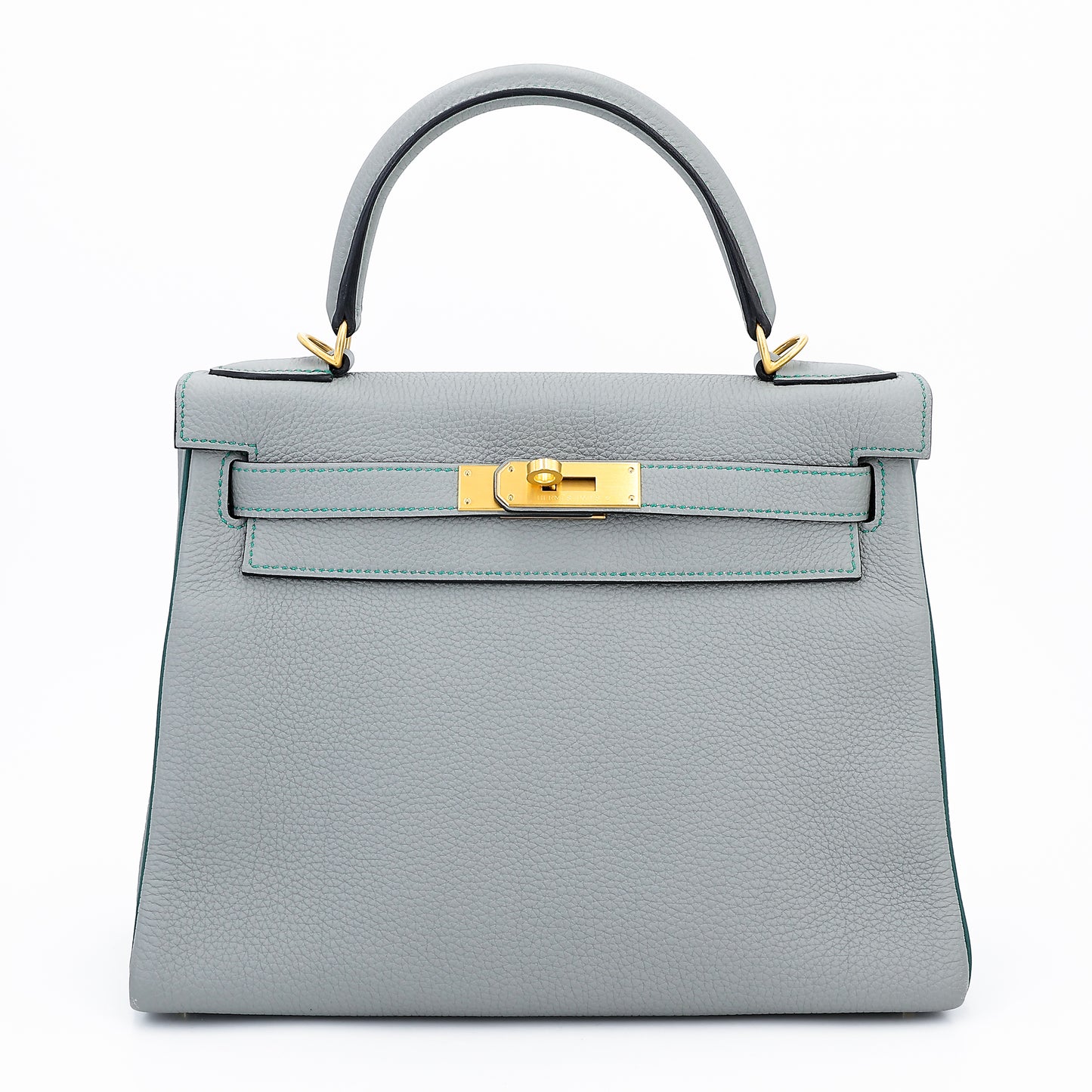 愛馬仕特別訂購 Kelly 28 HSS Gris Mouette Bleu Paon 