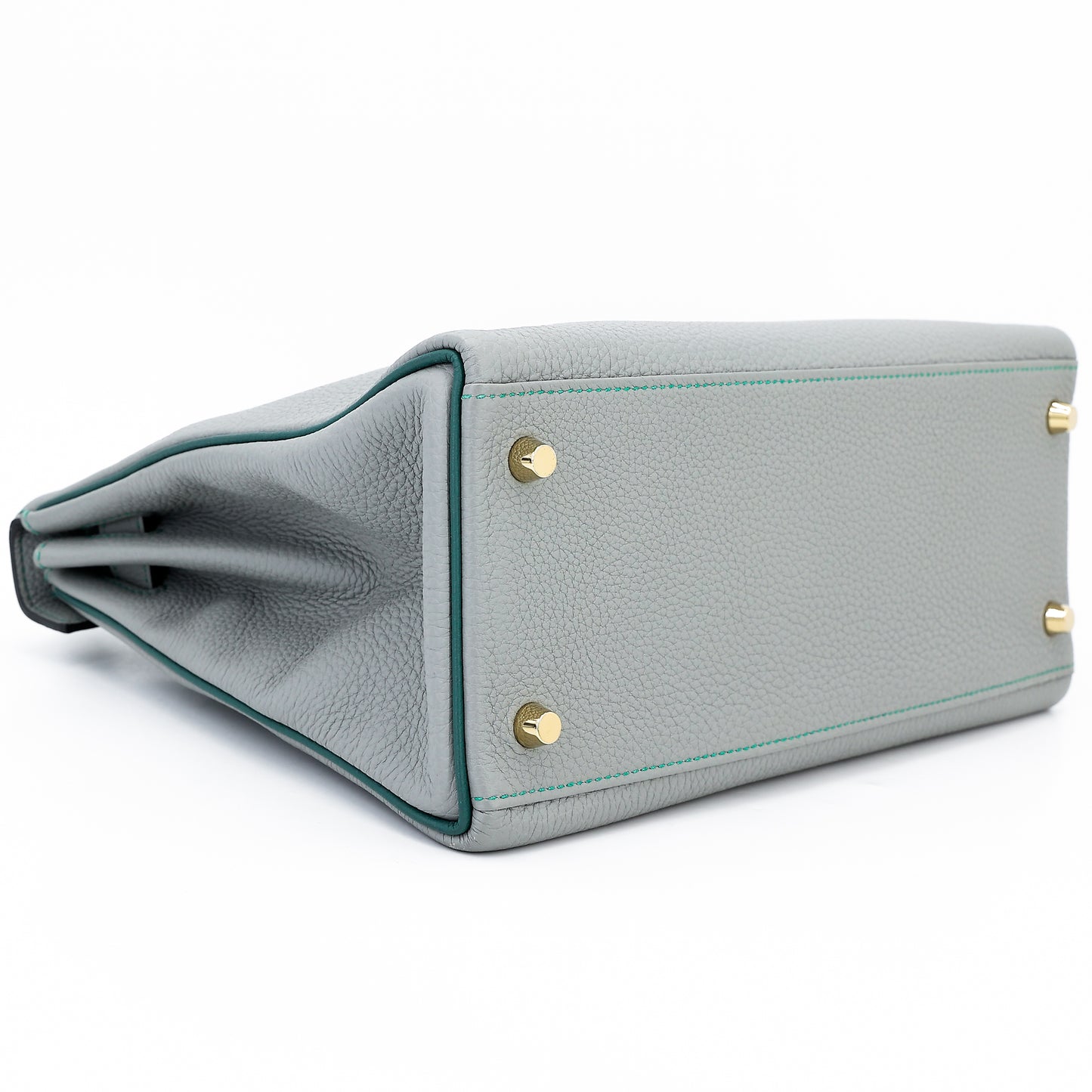 愛馬仕特別訂購 Kelly 28 HSS Gris Mouette Bleu Paon 