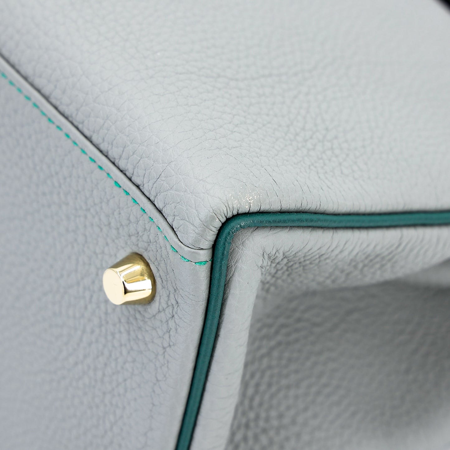 愛馬仕特別訂購 Kelly 28 HSS Gris Mouette Bleu Paon 