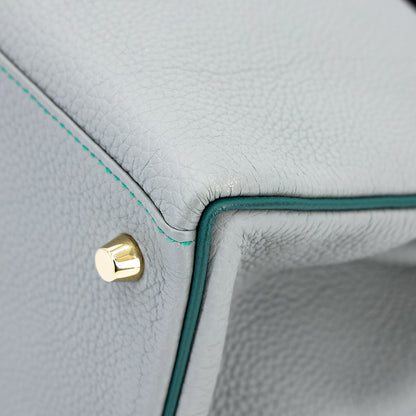 愛馬仕特別訂購 Kelly 28 HSS Gris Mouette Bleu Paon 