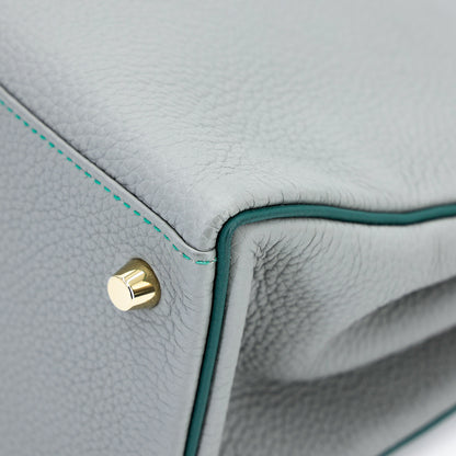 愛馬仕特別訂購 Kelly 28 HSS Gris Mouette Bleu Paon 