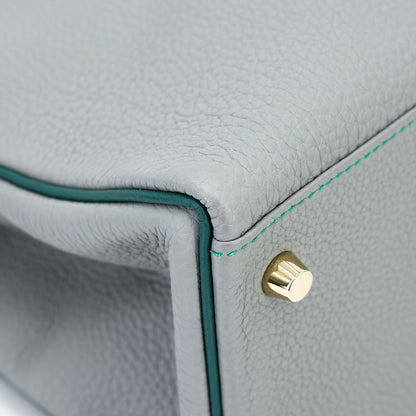 愛馬仕特別訂購 Kelly 28 HSS Gris Mouette Bleu Paon 