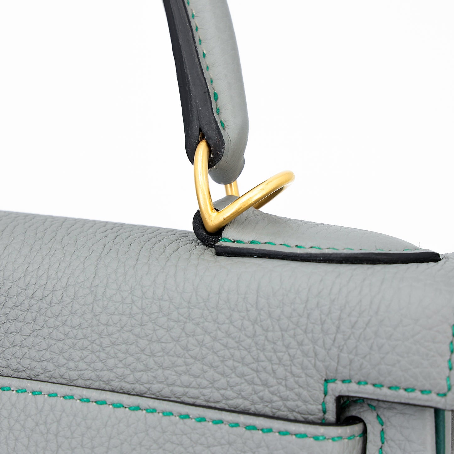 愛馬仕特別訂購 Kelly 28 HSS Gris Mouette Bleu Paon 