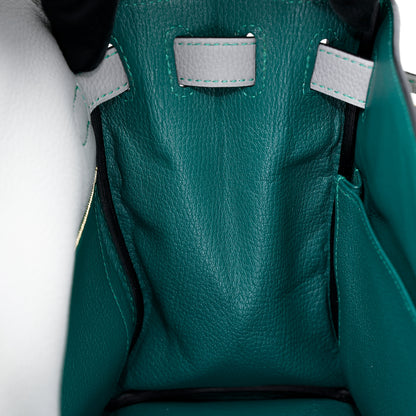 愛馬仕特別訂購 Kelly 28 HSS Gris Mouette Bleu Paon 