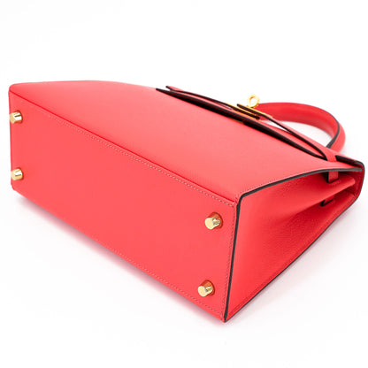 愛馬仕 Kelly 25 Sellier Rose 齋浦爾