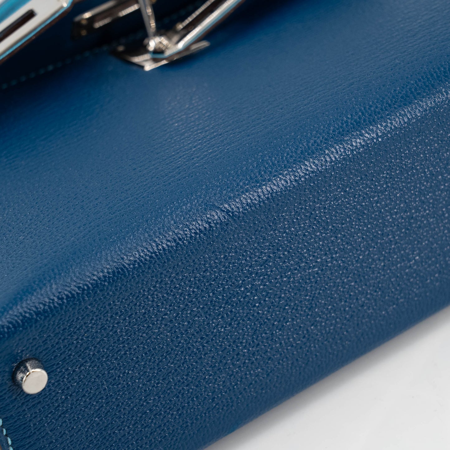 愛馬仕特別訂製迷你凱莉二代 HSS 深藍色 Celeste 