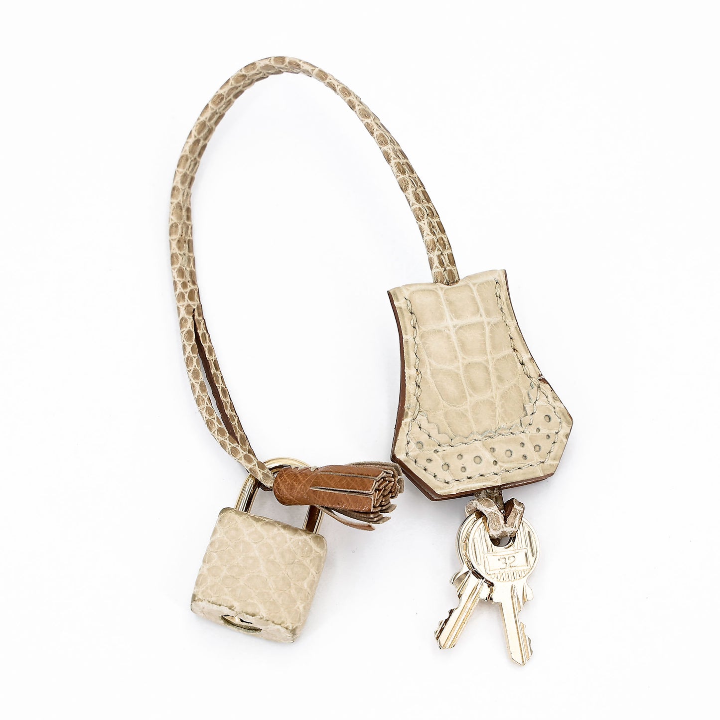 愛馬仕 Birkin Ghillies 30 Beton 霧鱷魚蜥蜴鴕鳥皮