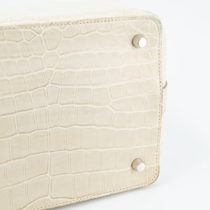 愛馬仕 Toolbox 20 Beton Matte Niloticus Crocodile 