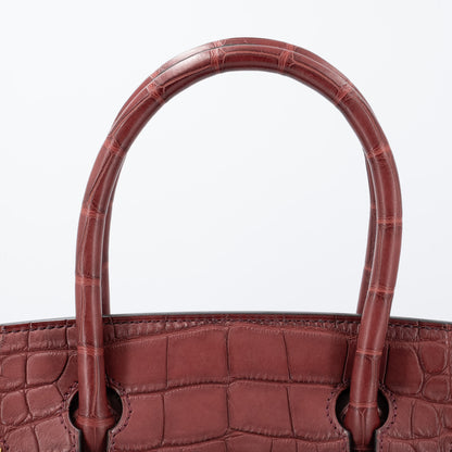 愛馬仕 Birkin 30 Rouge H Matte Alligator 