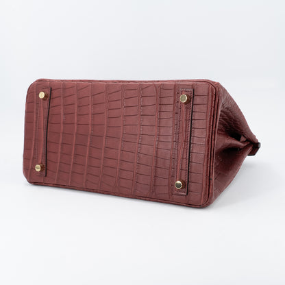 愛馬仕 Birkin 30 Rouge H Matte Alligator 