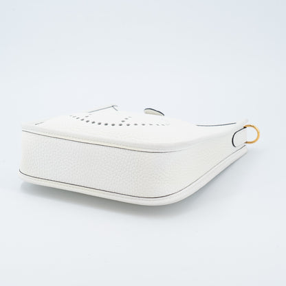 愛馬仕 Mini Evelyne 16 Amazone 112cm 全新 白色