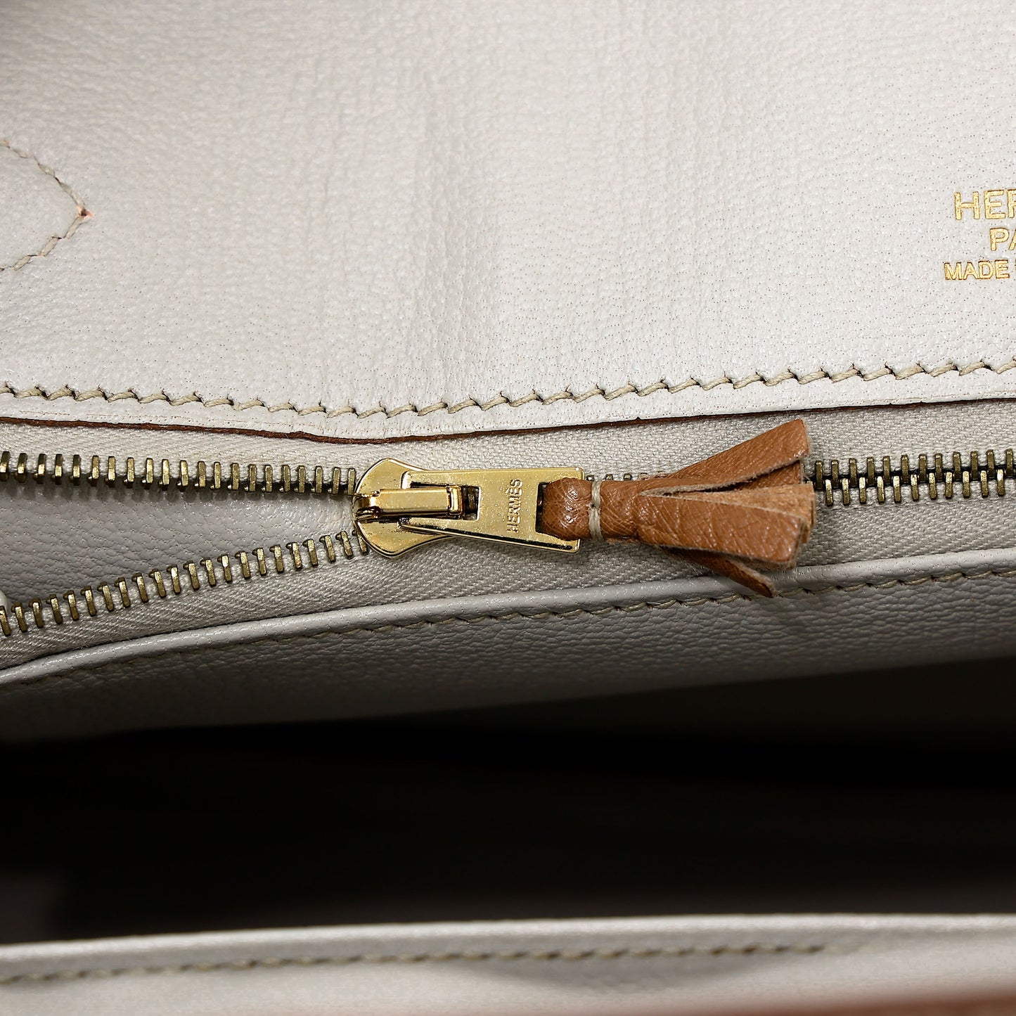 愛馬仕 Birkin Ghillies 30 Beton 霧鱷魚蜥蜴鴕鳥皮