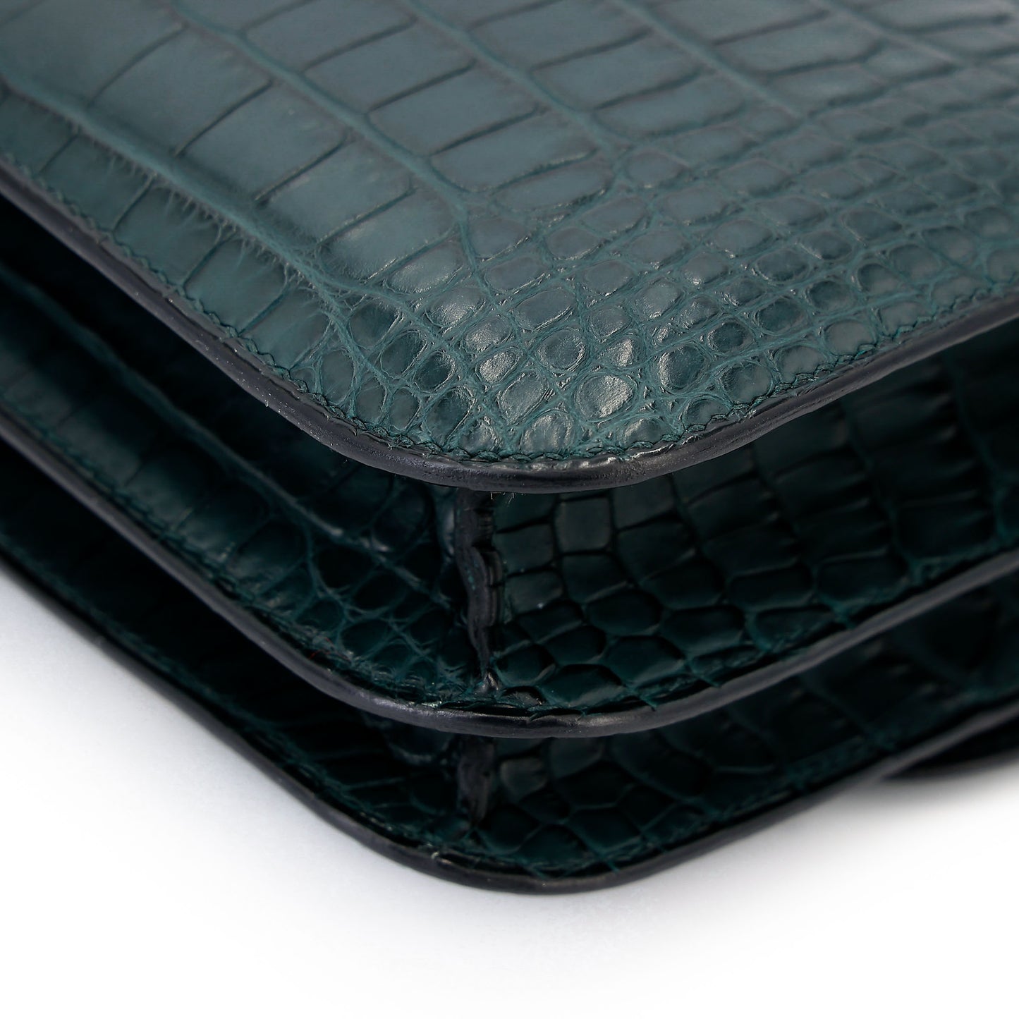 愛馬仕 Constance Mini Vert Cypress Matte Alligator 