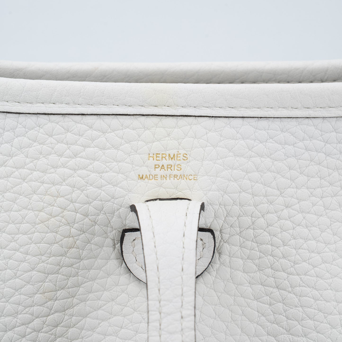 愛馬仕 Mini Evelyne 16 Amazone 112cm 全新 白色