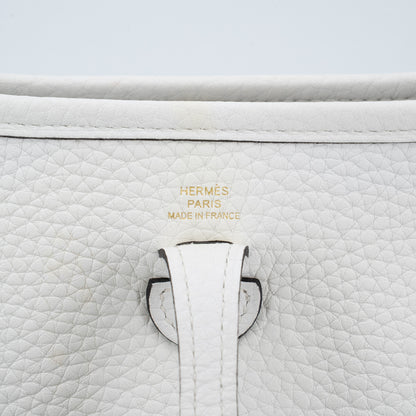 愛馬仕 Mini Evelyne 16 Amazone 112cm 全新 白色