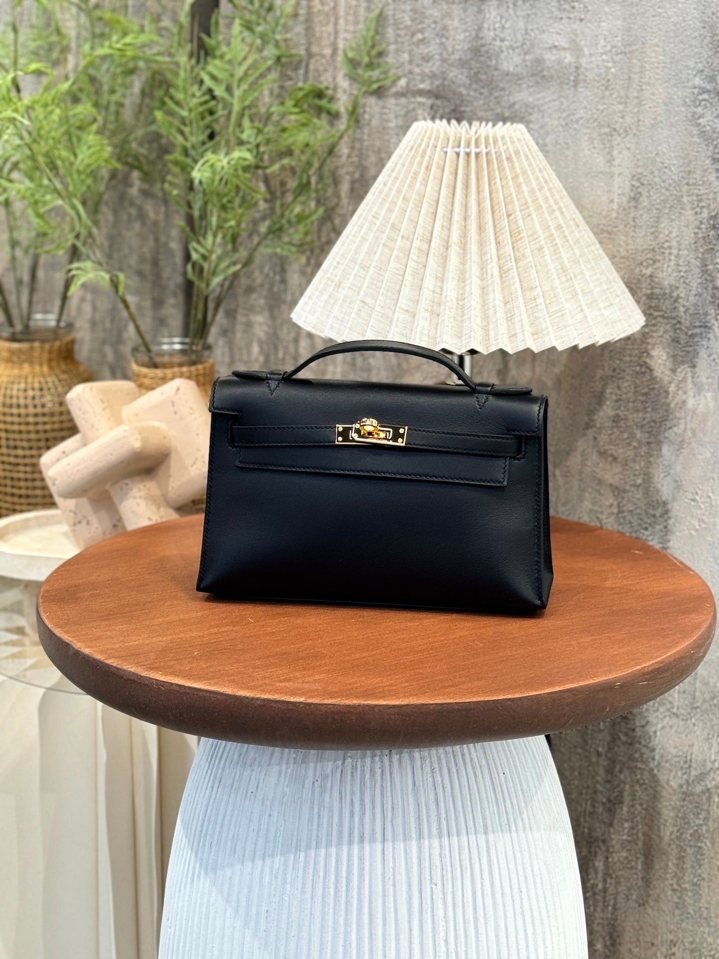 愛馬仕 Kelly Pochette 黑色