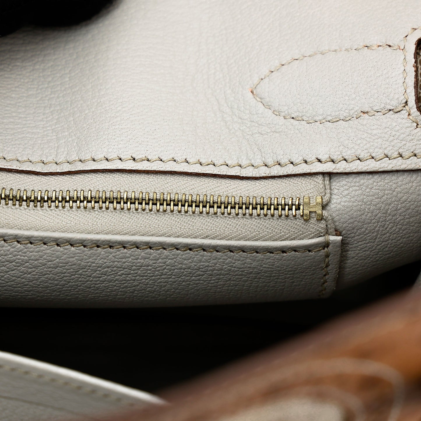 愛馬仕 Birkin Ghillies 30 Beton 霧鱷魚蜥蜴鴕鳥皮