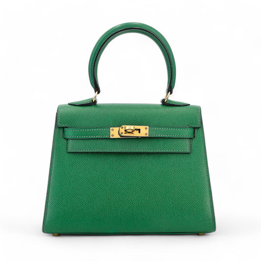 HERMÈS Mini Kelly 20 Green