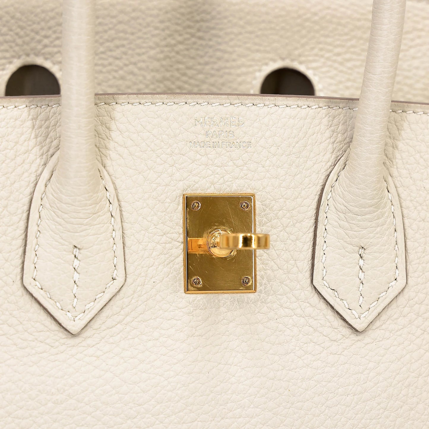 HERMÈS Birkin 25  Craie