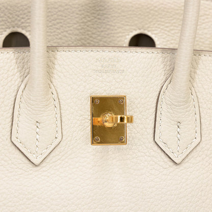 HERMÈS Birkin 25  Craie